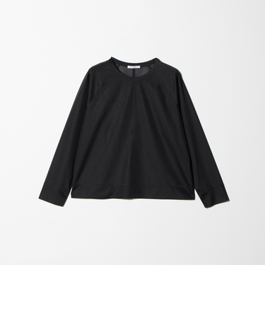 オーガンジー ラグランスリーブカットソー ウォッシャブル