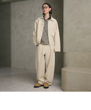 コットンツイル カーブパンツ ウォッシャブル