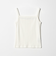 コットン パターンメッシュ キャミソール