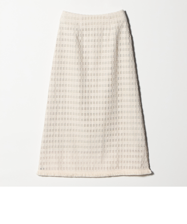 レースフリンジスカート ウォッシャブル