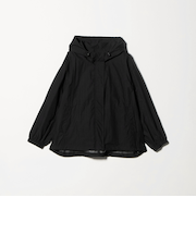 【WEB限定】コットンナイロン フードブルゾン ウォッシャブル