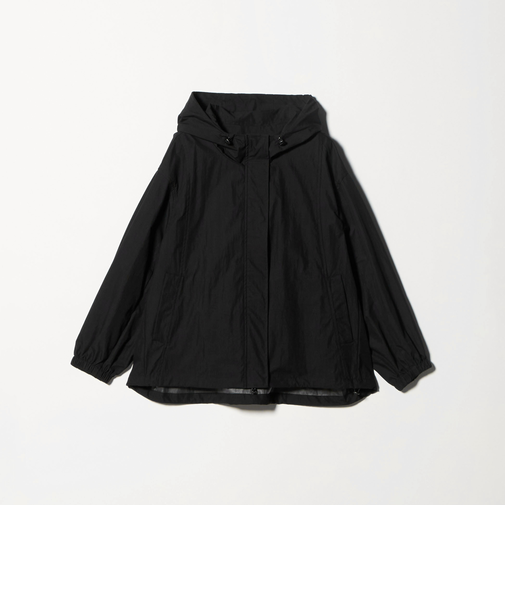 【WEB限定】コットンナイロン フードブルゾン ウォッシャブル