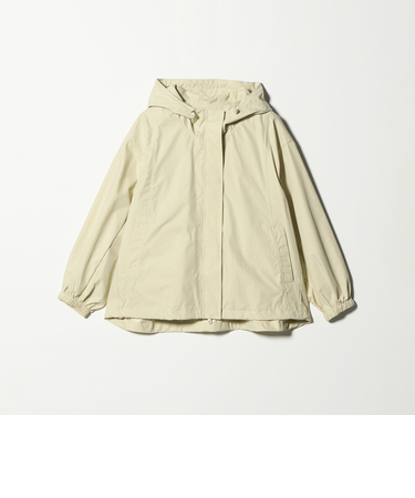 【WEB限定】コットンナイロン フードブルゾン ウォッシャブル