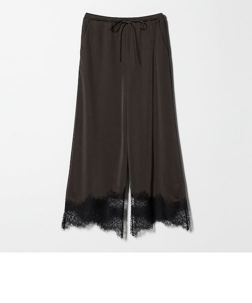 ポリエステル ヘムレース イージーパンツ