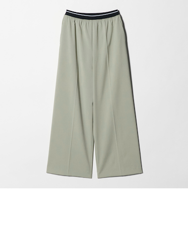 ラインゴム ワイドパンツ ウォッシャブル