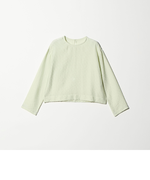 ピンドット シアージャガード ブラウス ウォッシャブル