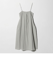 ギャザー ロングキャミソール ワンピース ウォッシャブル