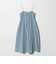 ギャザー ロングキャミソール ワンピース ウォッシャブル