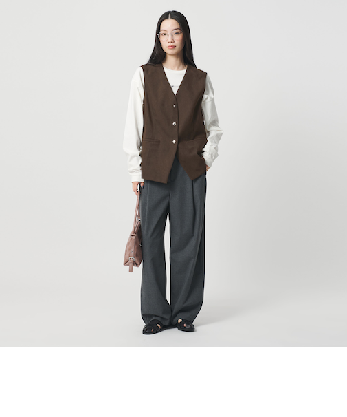 スエードライク ベスト