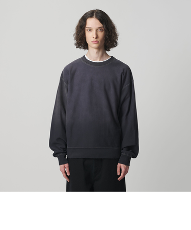 サンフェード フレンチテリー クルーネック スウェット