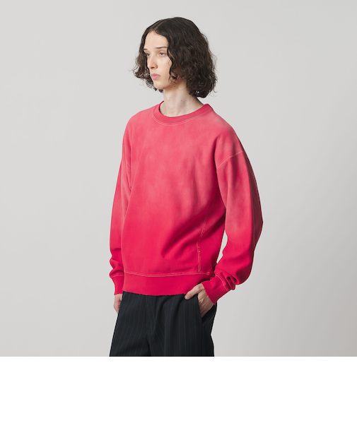 サンフェード フレンチテリー クルーネック スウェット