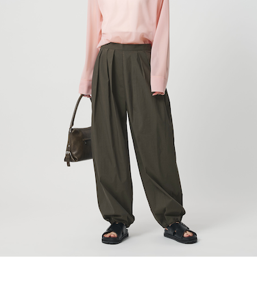 コットンナイロン バルーンパンツ ウォッシャブル