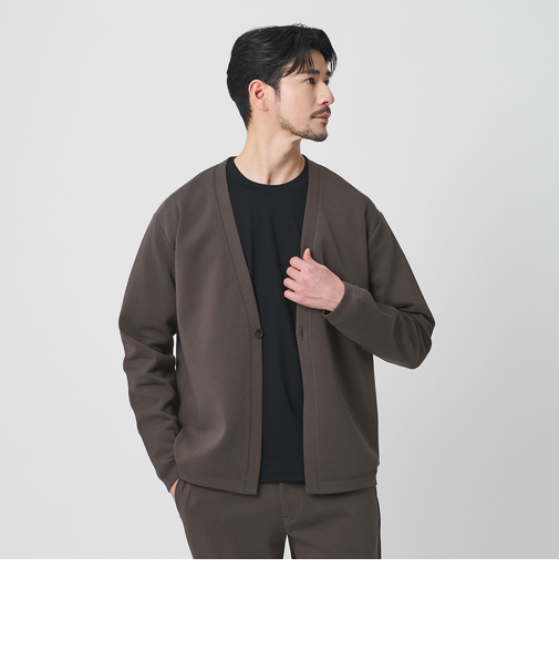 【WEB限定 WARDROBE SMART】ダブルニット カーディガン/セットアップ対応【抗菌・防臭】