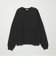 【WEB限定】クルーネック スウェット カーディガン