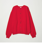 【WEB限定】クルーネック スウェット カーディガン
