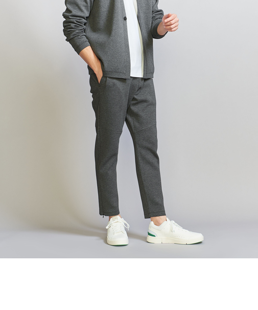 【WEB限定 WARDROBE SMART】ダブルニット イージーパンツ/セットアップ対応【抗菌・防臭】