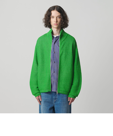 リネン ドライバーズ ニット