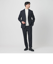 【WEB限定 WARDROBE SMART】LANATEC コンフォート セットアップ/ジャケット＆イージーパンツ