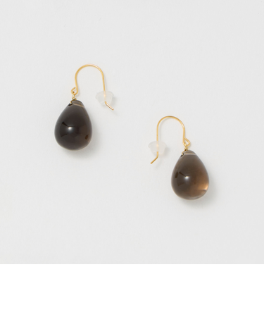 ＜Causerie＞クリア ドロップ ピアス