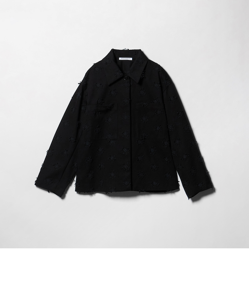 コットン エンブロイダリー ジャケット