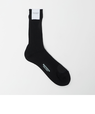 カラー リブ ソックス