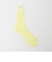 カラー リブ ソックス