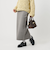 【WEB限定 Wardrobe DAILY MINIMAL】ミラノリブ ニットスカート ウォッシャブル