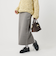 【WEB限定 Wardrobe DAILY MINIMAL】ミラノリブ ニットスカート ウォッシャブル