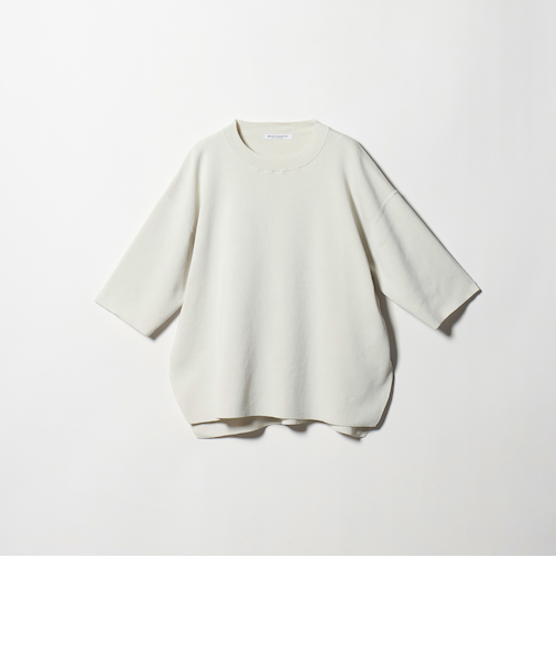 ハーフスリーブ ニットプルオーバー ウォッシャブル