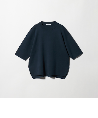 ハーフスリーブ ニットプルオーバー ウォッシャブル