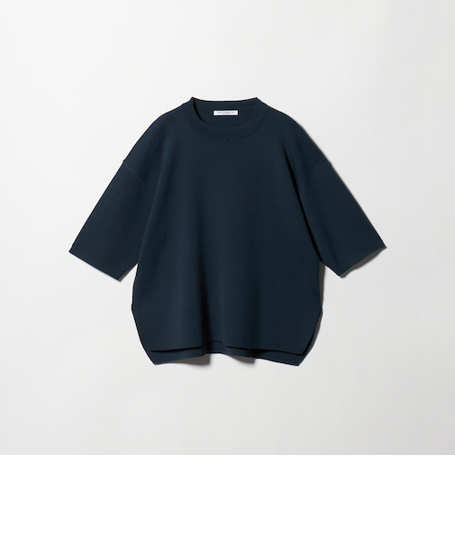 ハーフスリーブ ニットプルオーバー ウォッシャブル