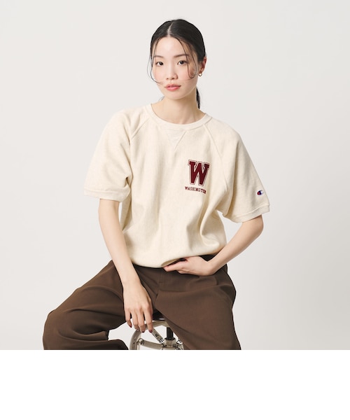 別注】＜Champion＞ロゴスウェット ショートスリーブ プルオーバー