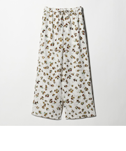 フラワープリント イージーパンツ ウォッシャブル