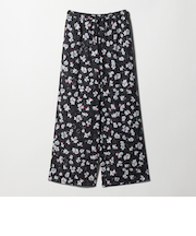 フラワープリント イージーパンツ ウォッシャブル