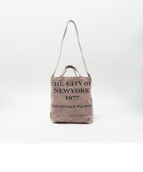 【別注】<CONTROL FREAK>ウォッシュ メッセージ 2WAY ショルダーバッグ