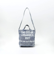 【別注】＜CONTROL FREAK＞ウォッシュ メッセージ 2WAY ショルダーバッグ