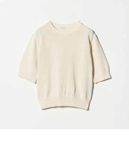 コイルニット ショートスリーブ プルオーバー ウォッシャブル