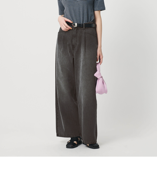【WEB限定】タックワイド デニムパンツ