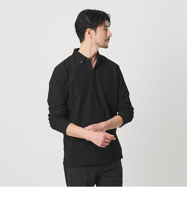 【WEB限定 WARDROBE SMART】ステイ クリーン ピケ BD ポロシャツ【抗菌・防臭】