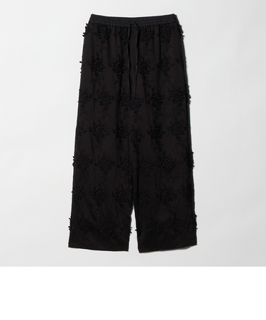 セルロースナイロン エンブロイダリー イージーパンツ