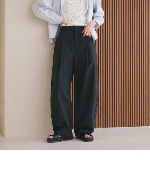 タックカーブパンツ ウォッシャブル 接触冷感｜ビューティー＆ユース