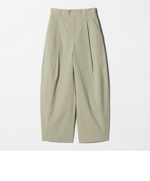 タックカーブパンツ ウォッシャブル 接触冷感