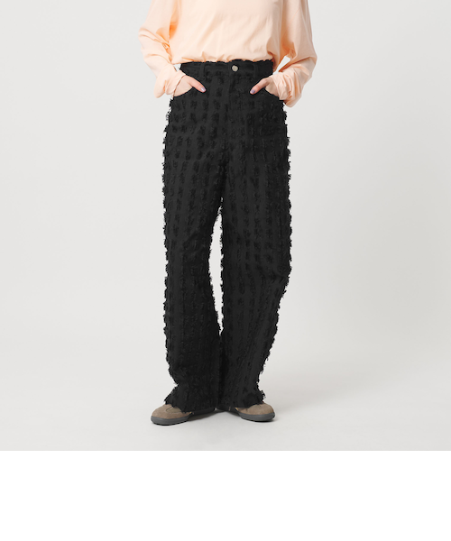 セルロースナイロン エンブロイダリー イージーパンツ｜ビューティー