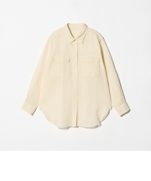 コットン シアー ワーク シャツ