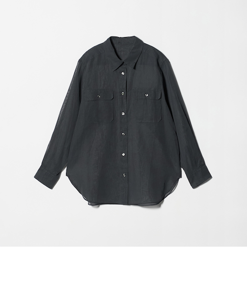 コットン シアー ワーク シャツ