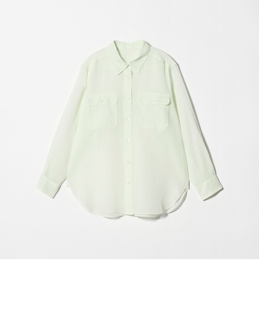 コットン シアー ワーク シャツ
