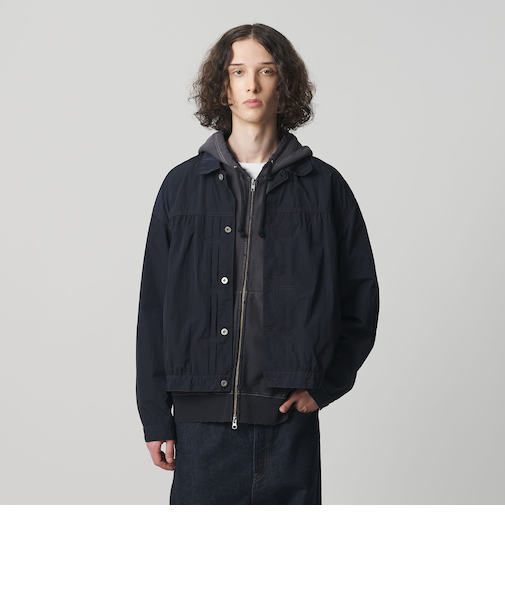 ビンテージ タフタ トラッカー ジャケット