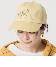 ＜LY＞コットン レター キャップ