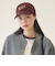 ＜LY＞コットン レター キャップ