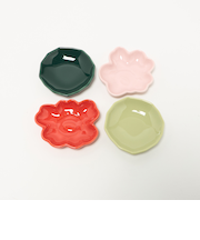 ＜marimekko＞Unikko＆Kivet スモールプレート/4P